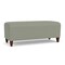 Lesro Siena Lounge Reception Loveseat Bench, Walnut, OH Eucalyptus Upholstery SN6001 - alternate 1
